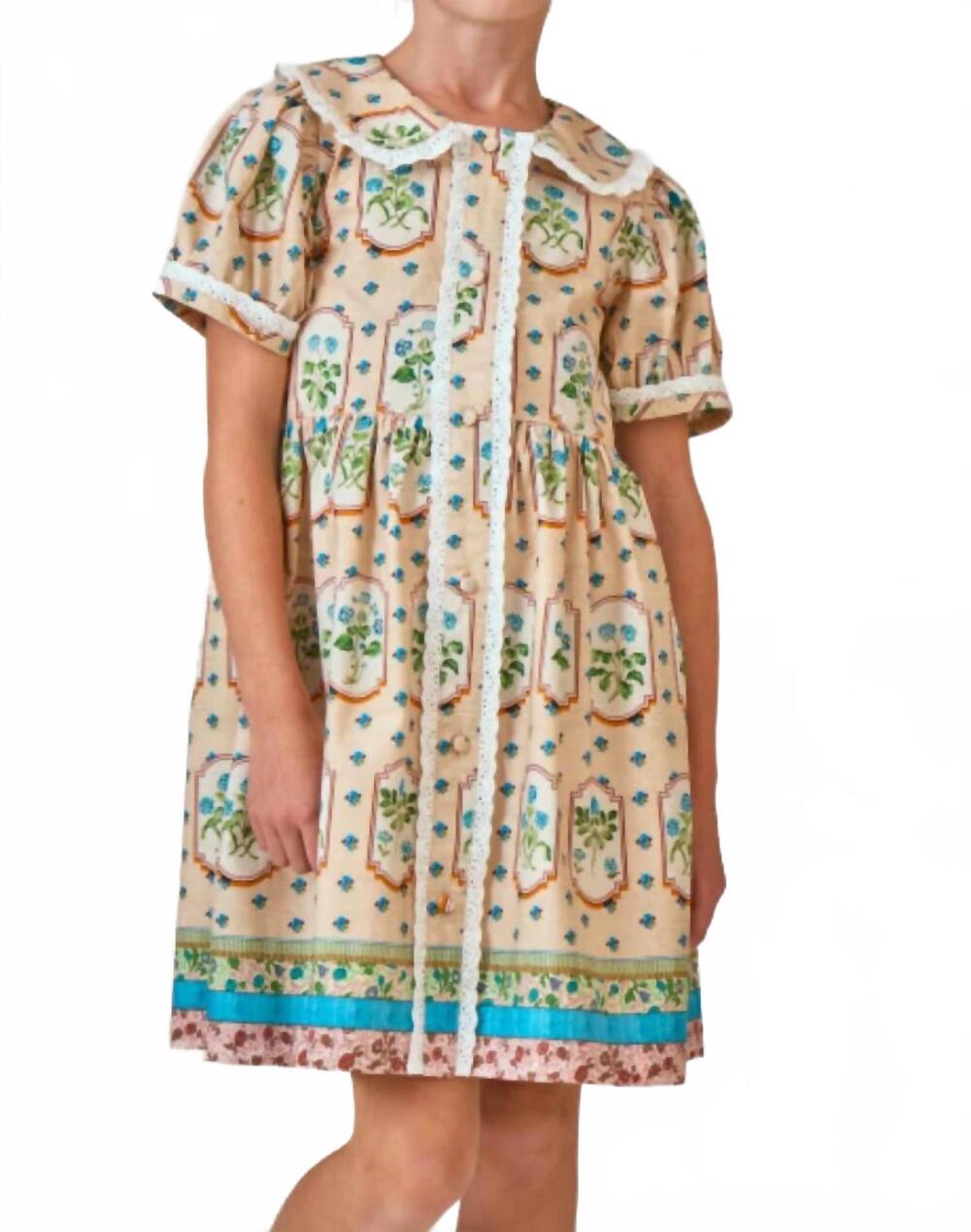 NEW HUNTER BELL sally dress in pastel botanicals